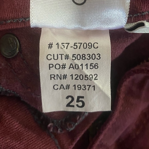 Rich and skinny red jeans size 25 - Picture 6 of 7